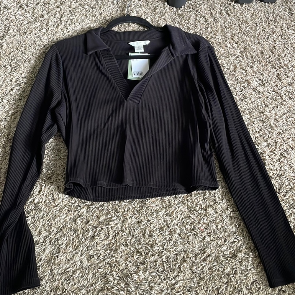 NWT H&M Long Sleeve Collared Shirt